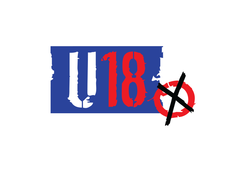 Das Logo der U18-Wahl mit Kreuz